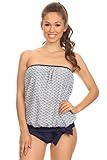 2054NS16 - Dippin' Daisy's Women's New Style Bandeau Blouson Tankini Sizes 8-18