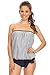 2054NS16 - Dippin' Daisy's Women's New Style Bandeau Blouson Tankini Sizes 8-18