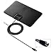 ANTV 25 Miles Indoor HDTV Antenna with 10ft High Performance Coaxial Cable, Ultra-Thin Antenna