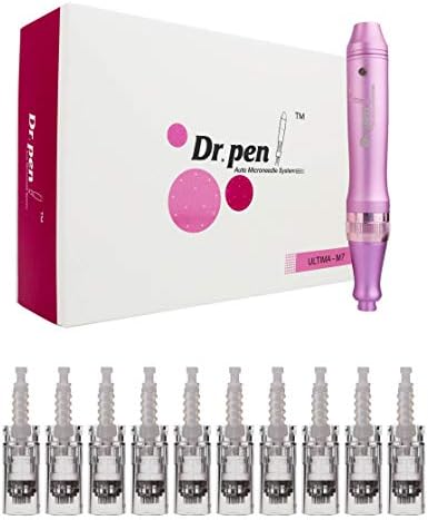 Dr. Pen Ultima M7 Professional Microneedling Pen Wireless Electric Skin Care Tools Kit For Face with 6 Pcs 0.01mm Nano Needles