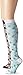 K. Bell Women's Diamond Jacquad Pattern Fashion Knee High Socks 2-Pack, Navy/White, 9-11