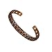 Accents Kingdom Magnetic Copper Therapy Arthritis Relief Golf Cuff Bangle Bracelet, Basket Weave