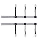 Mens Shirt Stays by Grilong Garters Belt Holders with Non-slip Locking Clamps
