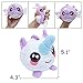 AOLIGE Jumbo Unicorn Plush Squishy Toys Set 5.11“ Kawaii Slow Rising Cream Scented Narwhal Squishies