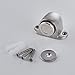 KES Magnetic Door Stopper, Door stop with Catch Screw Mount 2 Pack SUS 304 Stainless Steel Brushed Finish, HDS202-2-P2