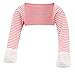ScratchSleeves | Baby Girls' Stay-On Scratch Mitts Stripes