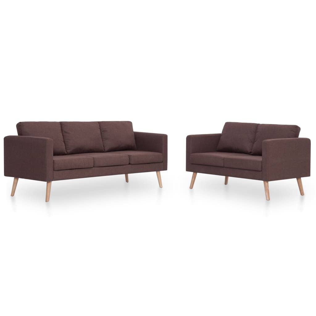 vidaXL-Conjunto-Sofa-2-y-3-Plazas-2-Piezas-Tapizado-Tela-Estructura-Patas-Madera-Diseno-Moderno-Cojin-Asiento-Respaldo