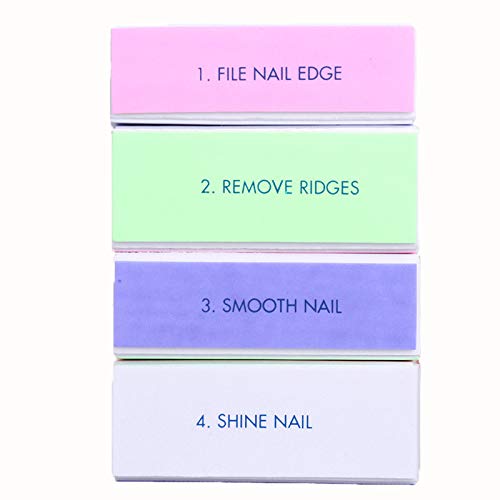 YIMART 5Pcs/set Nail Art Buffer Block Nail File For Nail Polish UV Gel Manicure Pedicure Buffing Sanding Polish (Flower) - Thumbnail 6