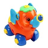FEITONG Christmas Gift Disassembly Elephant Car Design Educational Toys for Children (Green)