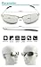 Dreamviva Polarized Mirror Sunglasses Metal Frame Anti-Glare UV400 Protection Full Mirrored Lens Eyewear for Men Silver Lens