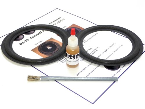 UPC 810694021119, Standard 6.5&quot; Speaker Foam Surround Repair Kit - Universal 6.5 Inch