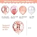 Party Balloons Rose Gold Confetti Champagne White Pearl 100 Pack, ANYFEEL 10 Inch Helium Premium Latex Balloons for Baby & Bridal Shower Birthday Wedding Engagement Graduation Proposal, Bachelorette Party Supplies, Glitter Balloons Arch & Garland Decorations