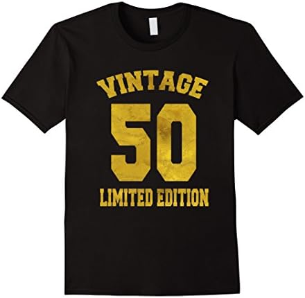 Mens Vintage 1950 Limited Edition T-Shirt 67th Birthday Gift Tee XL Black