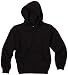MJ Soffe Big Boys' Basic Hooded Sweatshirt, Black, Medium