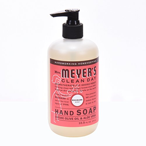 Mrs. Meyers Clean Day Hand Soap, Rhubarb, 12.5 fl oz, 3 ct