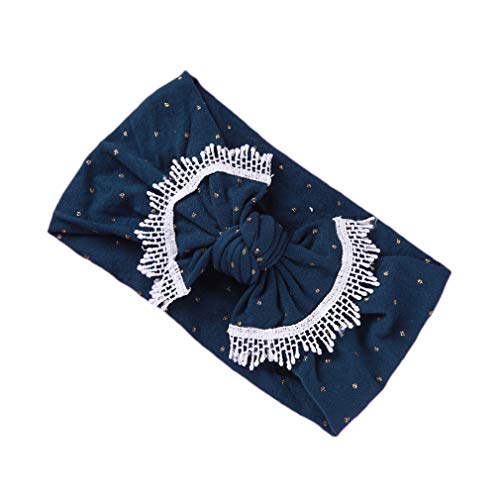 image for DANMY Baby Girl Nylon Headbands Turban Newborn Infant Toddler Hairband