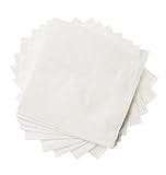 Crystalware, Beverage Paper Napkins, 1 Ply Cocktail Napkin, Bulk Package, White (1000-Napkins)