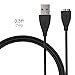 Fitbit Surge Charger, MoKo Replacement USB Data Sync Charger Charging Cable Cord for Fitbit Surgee Fitness Smartwatch, BLACK