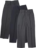 Armani Martillo Boys Flat Front Elastic Waist Husky Dress Pants