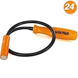 RAM-PRO 24" Flexible Magnetic Grabber Pickup Tool - Bend-It Magnet Snake Pick-Up Sweeper Bendable Retriever Stick | Useful for Hard-to-Reach Home Sink Drains, Car Keys, USB's, Bolts, Nuts, Screws