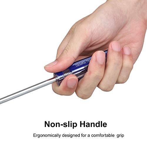 Sunjoyco Magnetic Screwdriver Set, 7Pcs Slotted & Phillips Screwdriver Kit with Strong Magnetic Tip, Ergonomic Comfortable Cushion Grip, Hand Tool Kit for Home Repair, Improvement, Craft, Daily Basis - Thumbnail 4