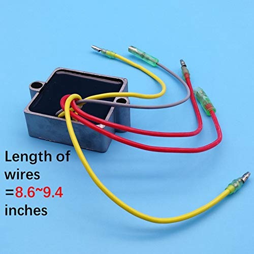 Tuzliufi Replace Voltage Regulator Rectifier Mercury Mariner Outboard 5 Wires 25HP 30hp 40hp 65hp 70hp 75hp 80hp 90hp 100hp 105HP 115hp 125hp V-135hp V-140hp V-200hp 95hp 120hp 175hp 210hp 250HP Z33