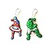 AVIRGO 7 pcs Zipper Pull Charms for Jacket Backpack Bag Pendant Set # 12-2