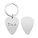 Dad Christmas Birthday gifts - 2pcs Dad gift Set Idea From Wife Daughter Son Kids, Stainless Steel Keychain Gift for Men Husband Fathers Day Valentines Day (Silver)