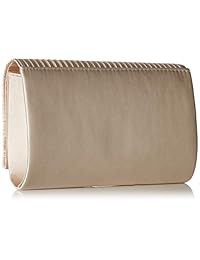 Jessica McClintock Alexis - Solapa plisada con diamantes de imitación para mujer