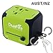DuaFire Travel Adapter, Universal Power Adapter Plug International Wall Charger with Dual USB Ports and AC Socket for USA EU UK AU CN (Green)
