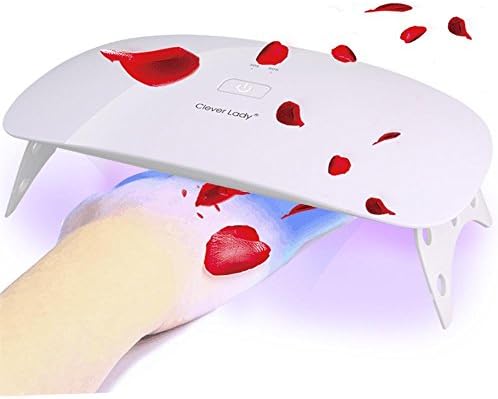 Nail Dryer 24W LED UV Nail Lamp - USB Portable Nail Curing Light with 15 Leds &amp; 2 Timer Setting for Gel Nails Based Polishes