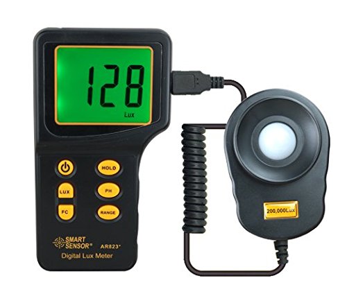MeterTo Digital Luxmeter Light Meter Lux/FC Meter spectrometer Photometer Photography Luminometer Illuminometer, 0-200,000 Lux - Thumbnail 5