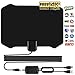 Antenna for Indoor, Amplified HD Digital TV Antenna with 120 Miles Long Range, Support 4K 1080p & All Older TV's for Indoor with Powerful HDTV