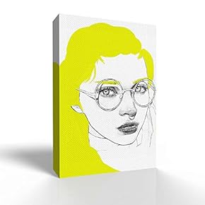 Fashion Young Girl Printes Painting Wall Poster Decor...
