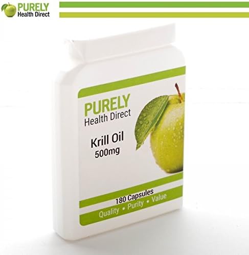 KRILL OIL 500mg 360 RED Capsules CCAMLR APPROVED Packaged in compliance ISO9001:2015 & BCMPA