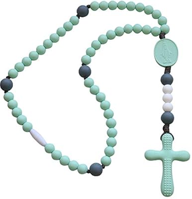 teething rosary beads
