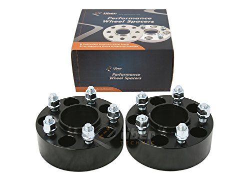 (2) 38mm (1.5) UberTechnic Hubcentric 5x114.3 Wheel Spacers (66.1 bore, 12x1.25 Studs) for Nissan Infiniti G35 G37 FX35 FX50 350z 370z Altima Maxima 300zx 240sx Rogue Murano Sentra Black (2) 38mm (1.5") UberTechnic Hubcentric 5x114.3 Wheel Spacers (66.1 bore, 12x1.25 Studs) for Nissan Infiniti G35 G37 FX35 FX50 350z 370z Altima Maxima 300zx 240sx Rogue Murano Sentra Black