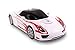 Kids RC Toy Transforming Robot White Devil Car Remote Control (27 MHz) Car with One Button Transformation, Realistic Engine Sounds and 360 Speed Drifting 1:14 Scale (White)