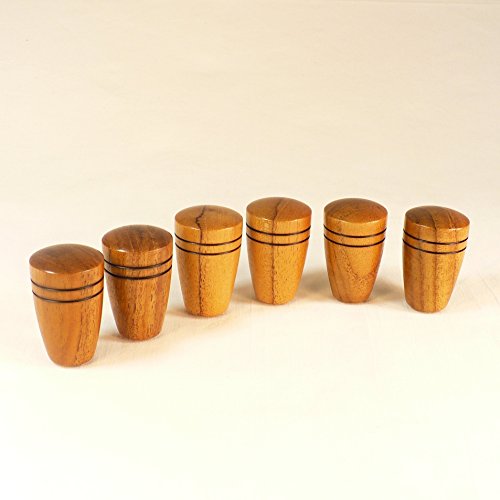 Wood Lamp Finial Teak Dome Pattern 1 Modern Lamps
