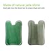 AHIER 3 Pack Jade Scraping Massage Tool, Natural Jade Message Board for Face and Body, Facial Lifting Tool for Lift The Skin, Relax Muscles, Relieve Stress (Green)