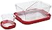 OXO Good Grips 3-4/5-Cup Lock Top Lunch Set, Red