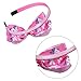 Elcoho 12 Styles Unicorn Bow Headband Unicorn Theme Hair Bows Teeth Comb Hair Hoops Hair Accessories for Girls, 12 Pieces (12 Colors A)