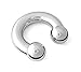 Scrap Metal 23 316L Surgical Steel Circular Barbell Horseshoe 0g 1/2