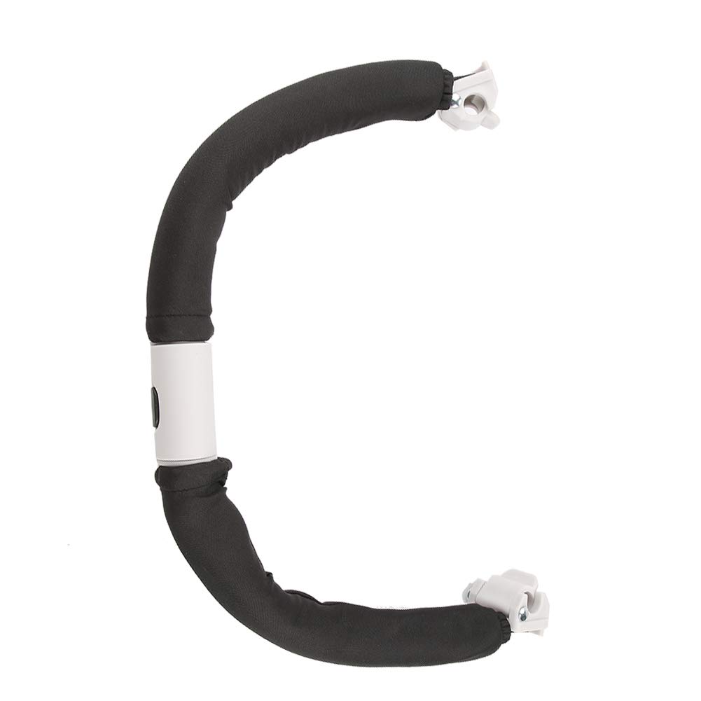 Adjustable Baby Stroller Armrest Handle Handlebar Trolley Bumper Grip Bar Safe Armrest Accessories Hand Tools (Black)