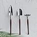Garden Tool Set, 3 Piece Stainless Steel Heavy Duty Gardening Kit Includes Hand Trowel, Transplant Trowel and Cultivator Hand Rake with Rubberized Non-Slip Ergonomic Handle, Garden Giftsthumb 4