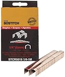 Stanley Bostitch 1000Pk 1/4' Staple Stcr50191/4-1M Power Nails Staples & Screws