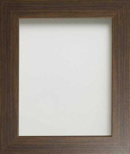 Frame Company Watson Range Brown Photo Frame Fitted with Perspex, 4x4 Inch