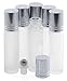 Aster Essentials Glass Roller Bottles with Metal, Stainless Steel Roll Balls. 10ml, 1/3oz Essential Oil Roll on Bottles are perfect for Aromatherapy, Perfume, & Lip Gloss-6 pack with 3 extra balls.