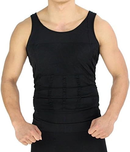 Men's Compression Undershirt Bodywear Vest Shirt Body Shaper Underwear