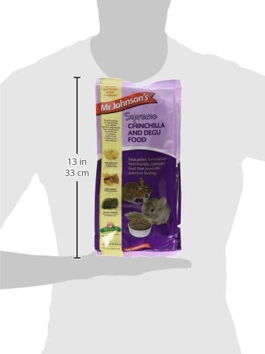 Mr Johnson's Supreme Chinchilla and Degu Pet Food, 900 g, 900 g (Pack of 1) - Image 4